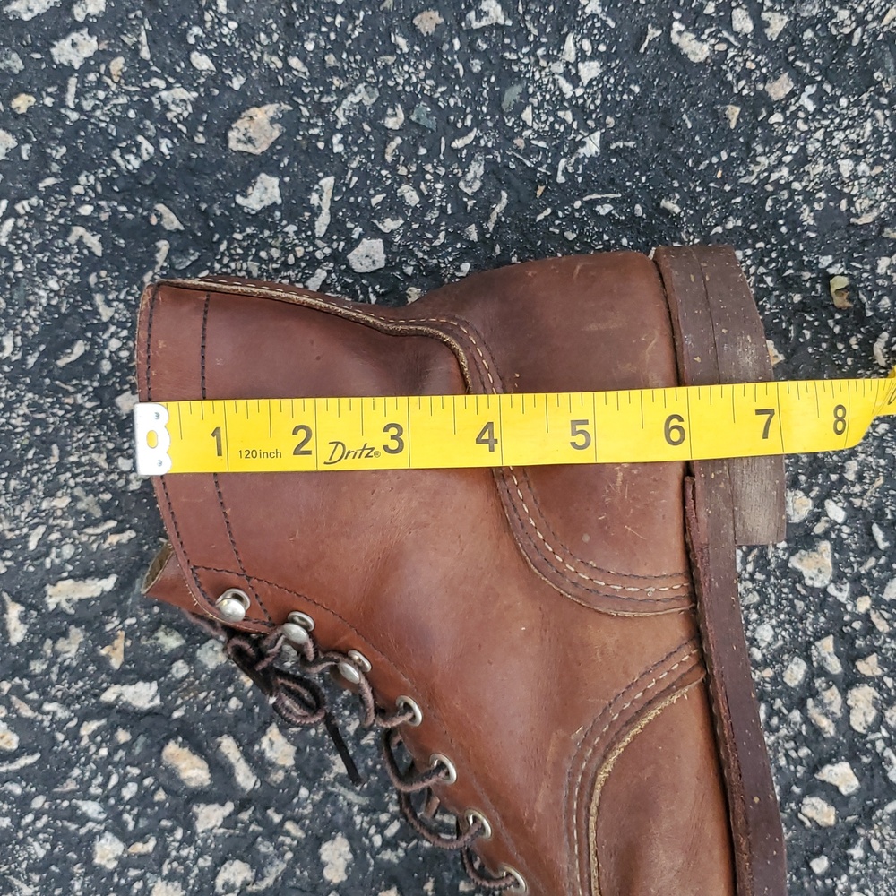 Red Wing 8111 Iron Ranger Brown Leather Boots Size 10, Width 2E - Picture 16 of 16